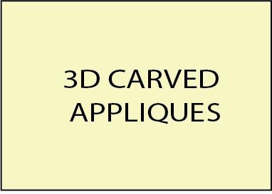 211. - E14900 - 3-D Carved Appliques for Golf Course Signs