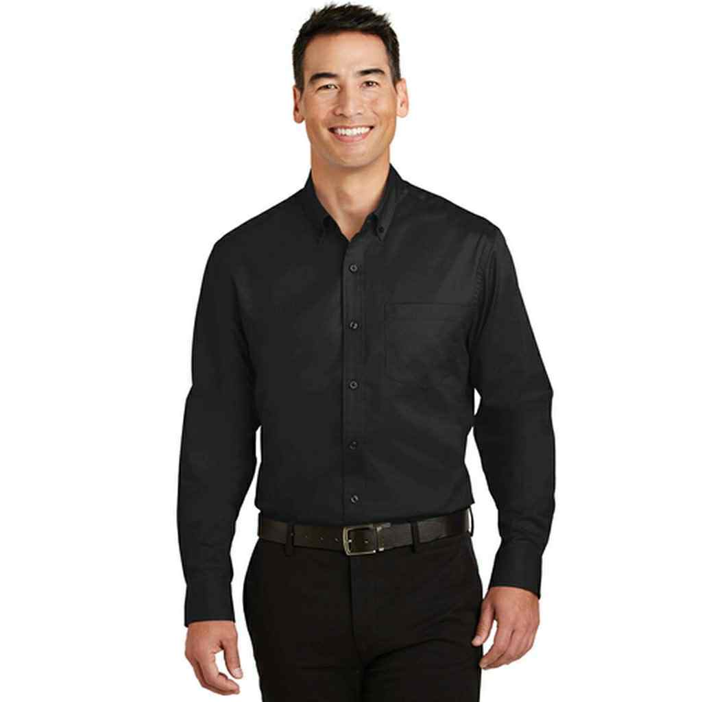 Port Authority Men's SuperPro Twill Shirt Long Sleeve