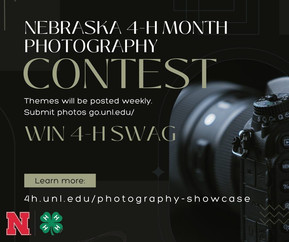 Nebraska 4-H Month Photography Contest