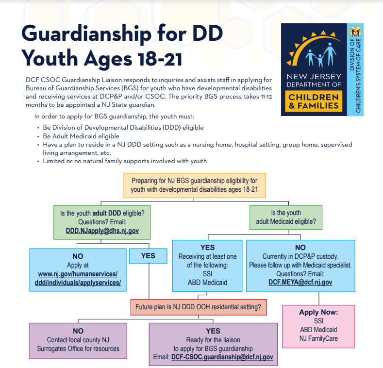 Guardianship for DD Youth Ages 18-21