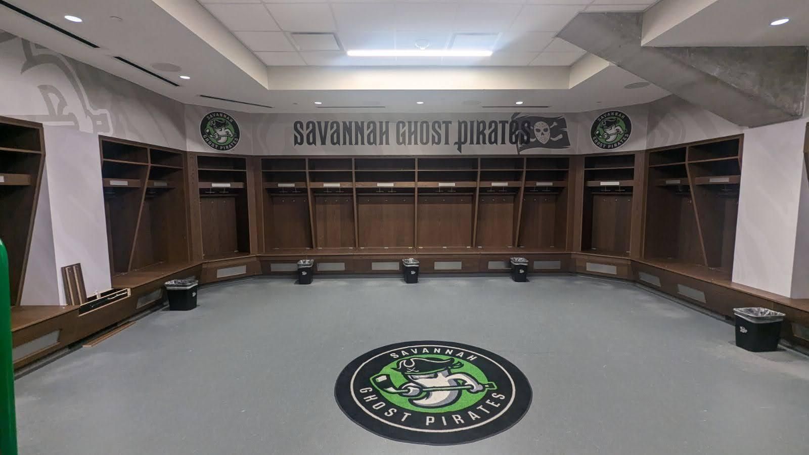 Savannah Ghost Pirates Locker Room Vinyl Wall Wrap