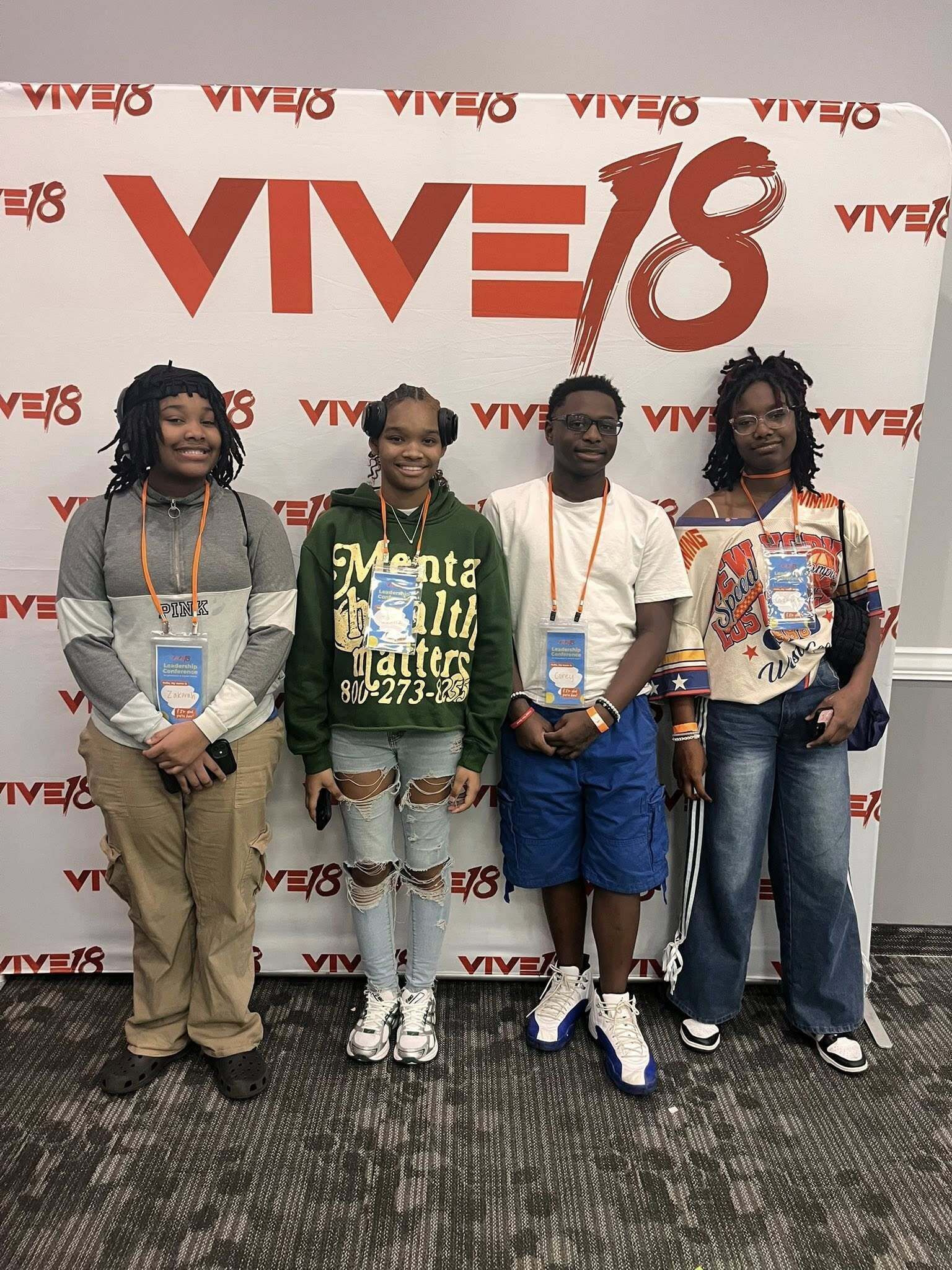 RISE Drug Free MKE Sent 4 Neu-Life Community Development Program Participants to the Vive18 Teen Leadership Conference