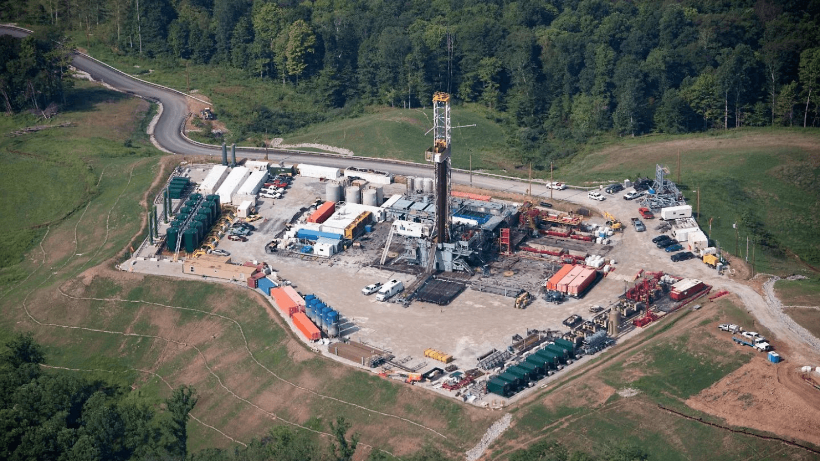 oil and gas well operation that releases methane pollution