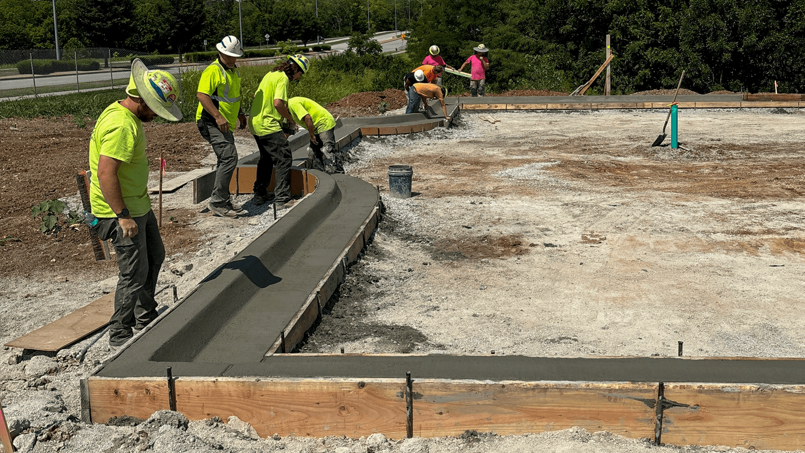 Parking Lot Curbs