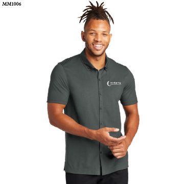 Mercer+Mettle™ Stretch Pique Full-Button Polo