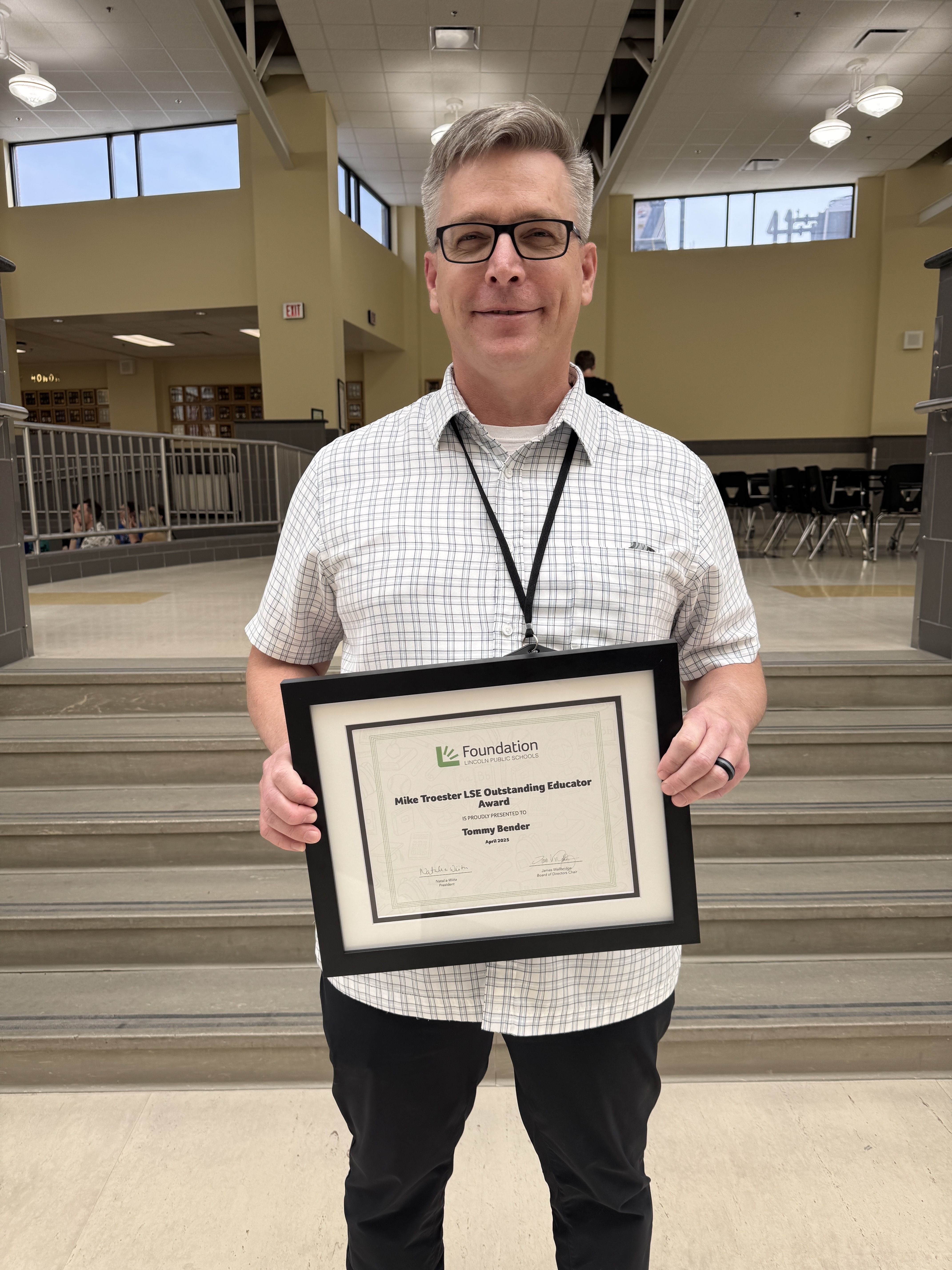 Mike Troester LSE Outstanding Educator Award