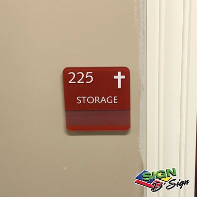 ADA Storage Sign