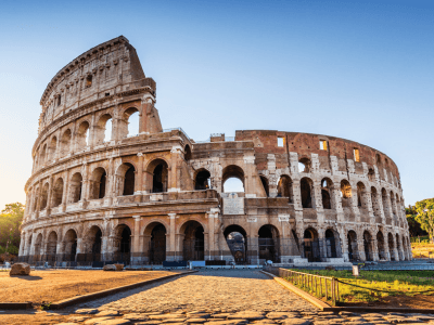 the Colosseum