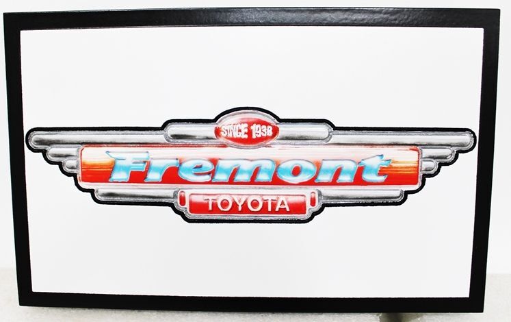 SA28883 - Carved Sign for "Fremont Toyota"