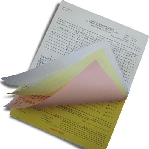 5 Part Carbonless Business Forms - 5.5 x 8.5