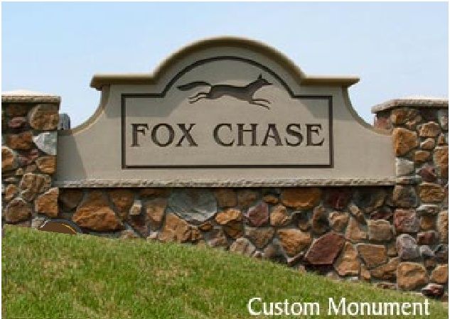 M6710 - Custom Monument Sign inset on Rock Wall 
