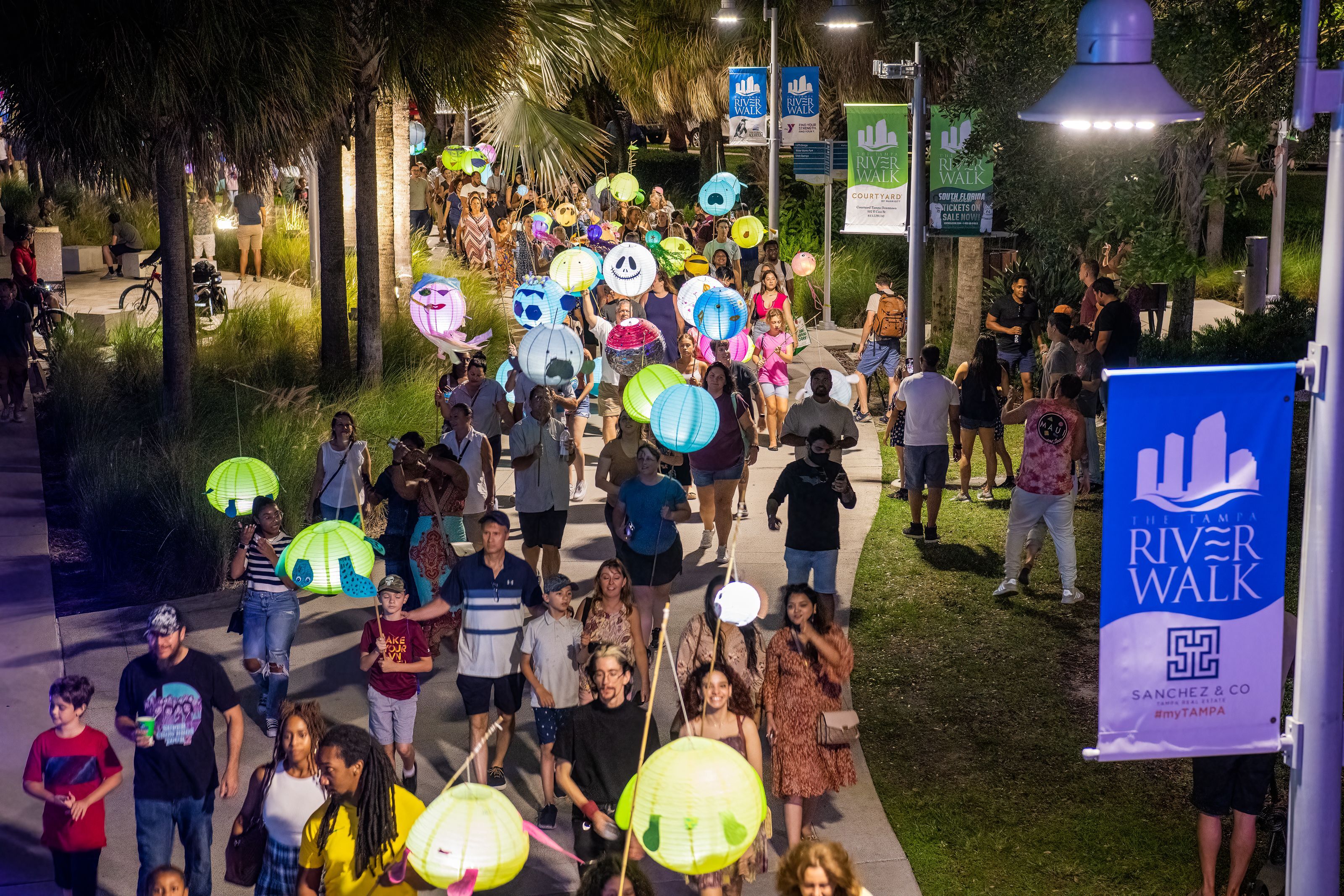 Tampa Riverfest Lantern Parade