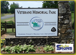 Park Entrace Monument Sign
