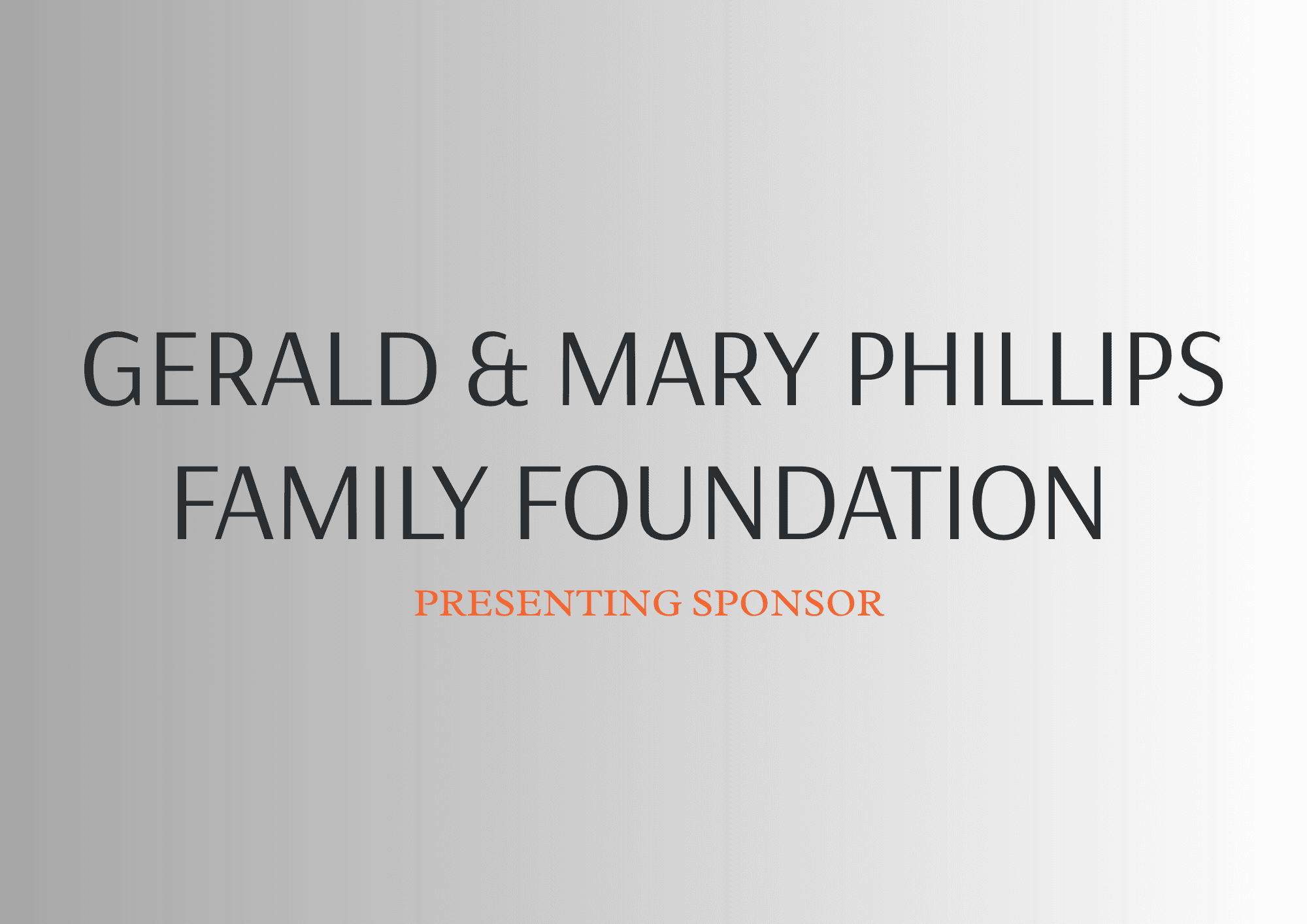 Gerald & Mary Phillips Family Foundation