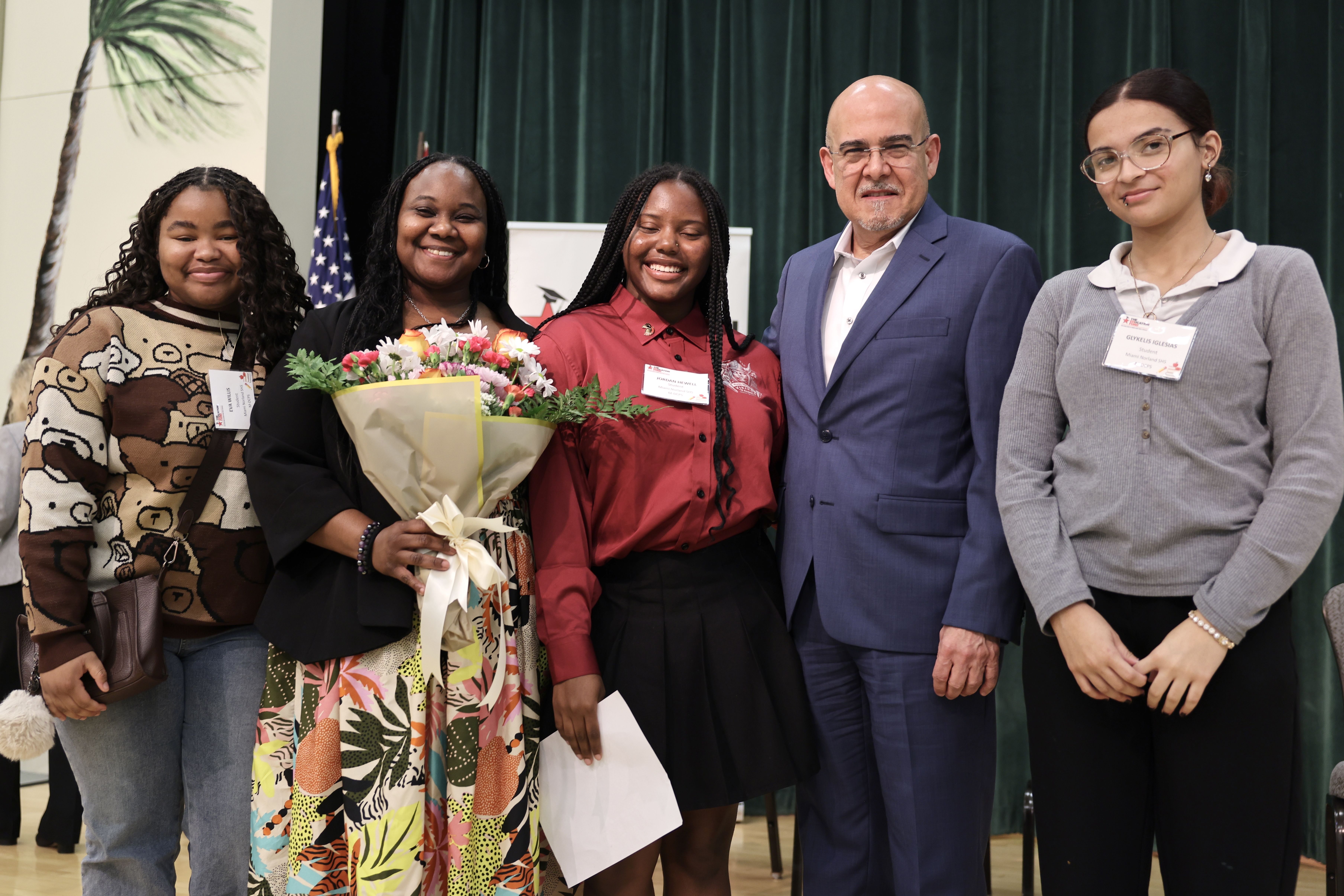 Innovator Grant recipient Dr. Precious Symonette at A Celebration of Teaching grants ceremony. Dr. Symonette recieved the prestigious Lucy Petrey Fund Award.