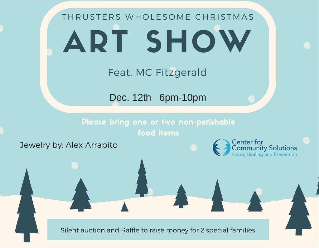 Thrusters Wholesome Christmas Art Show