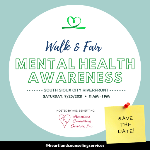 Join us on Saturday, September 25th for our annual FREE Mental Health Awareness Walk & Fair!