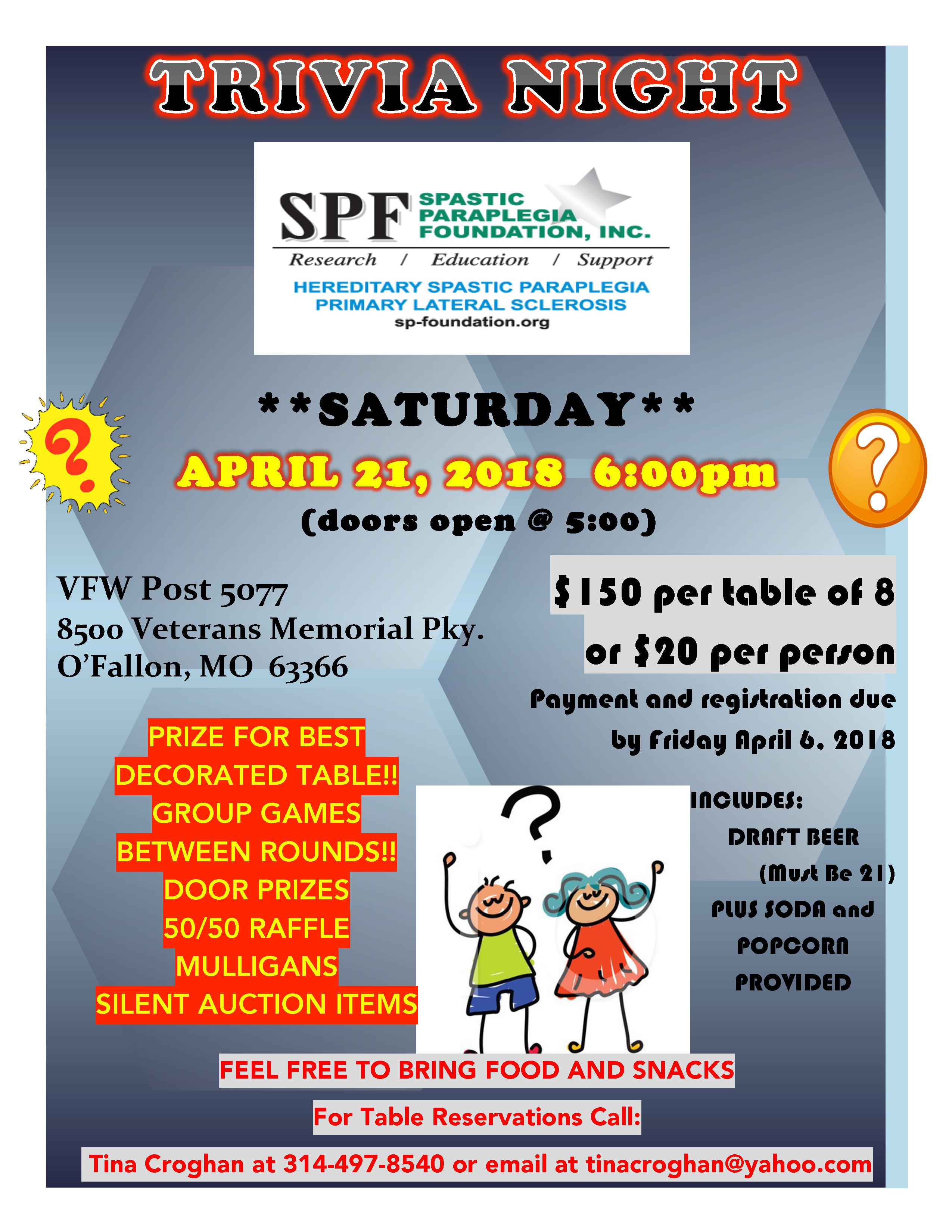 SPF Trivia Night