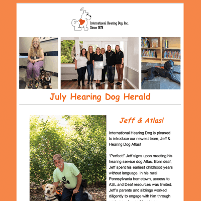 The Hearing Dog Herald - July 2023