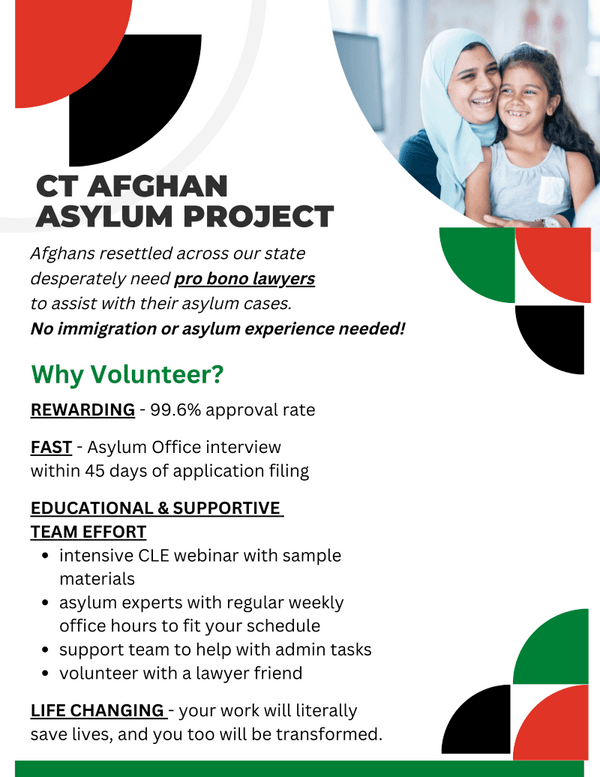 Overview CT Afghan Asylum Project Programs What We Do