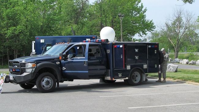 Maryland National Guard Communications Vehicle was on Display (NSA photo)