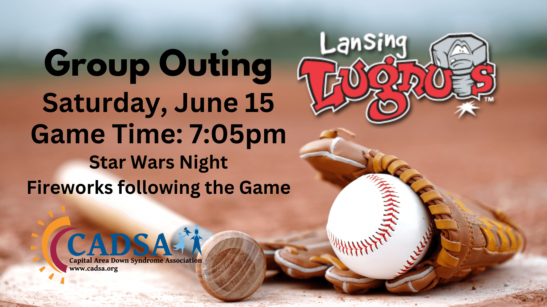 Lugnuts Group Outing Event Calendar Capital Area Down Syndrome
