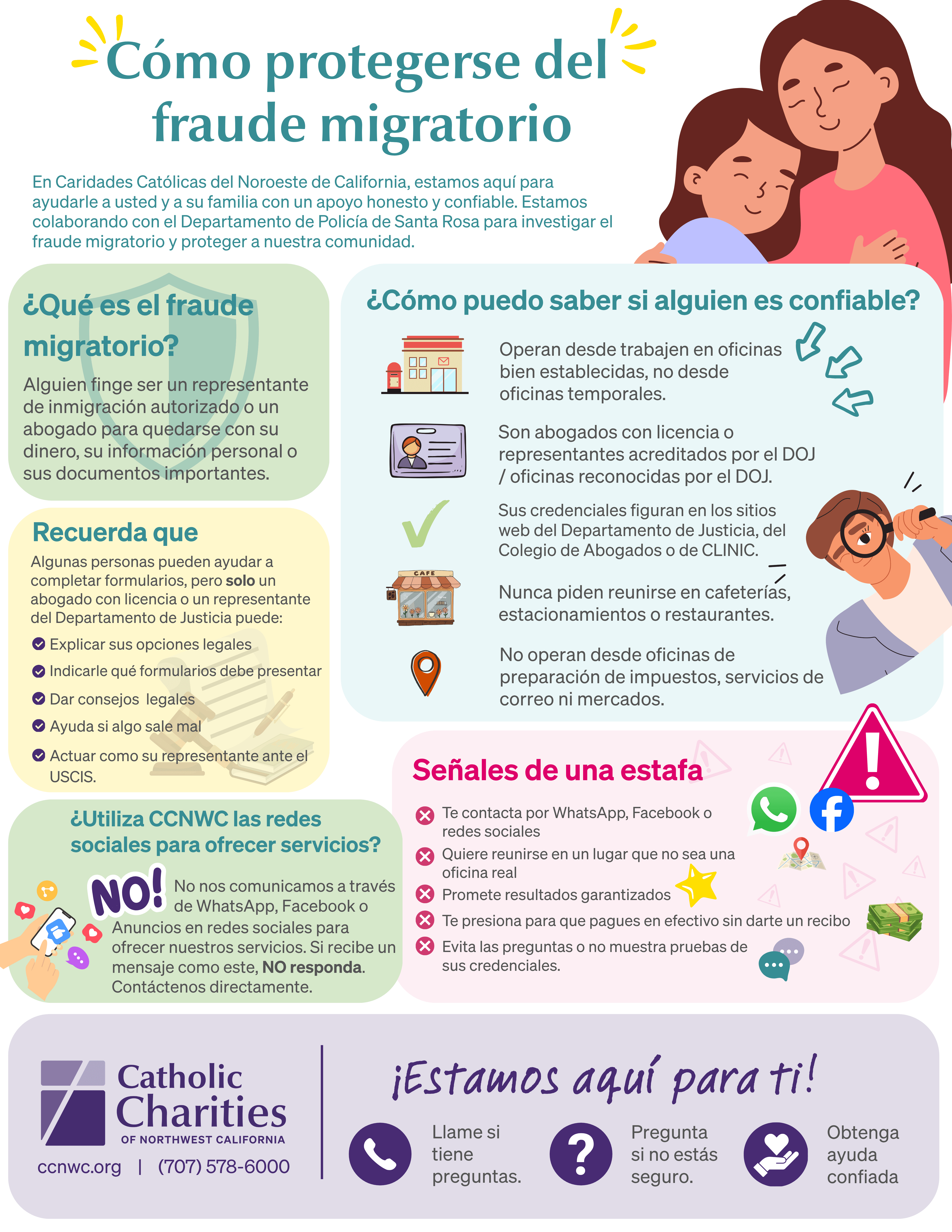 Cómo protegerse del fraude migratorio
