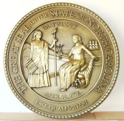 MB2220 - Great Seal of the State of North Carolina, 3-D 