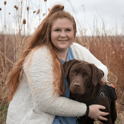 Hearing Dog Team Bailey & Alta