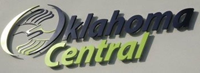 M7964 - Precision Machined Aluminum  Letters and Logo for Oklahoma Central 