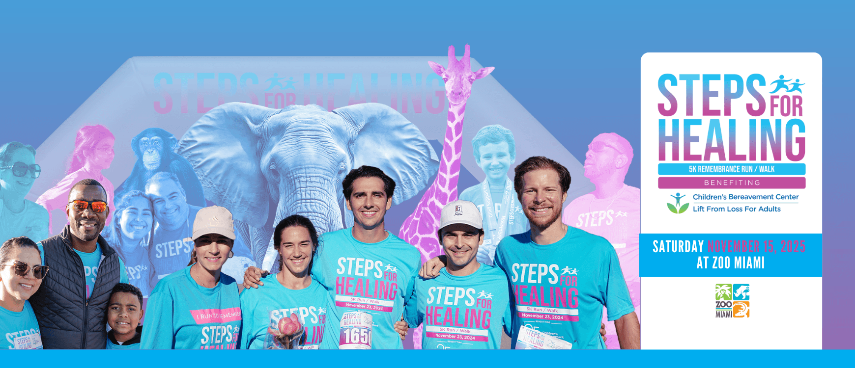 STEPS for HEALING 5K Run/Walk @ Zoo Miami