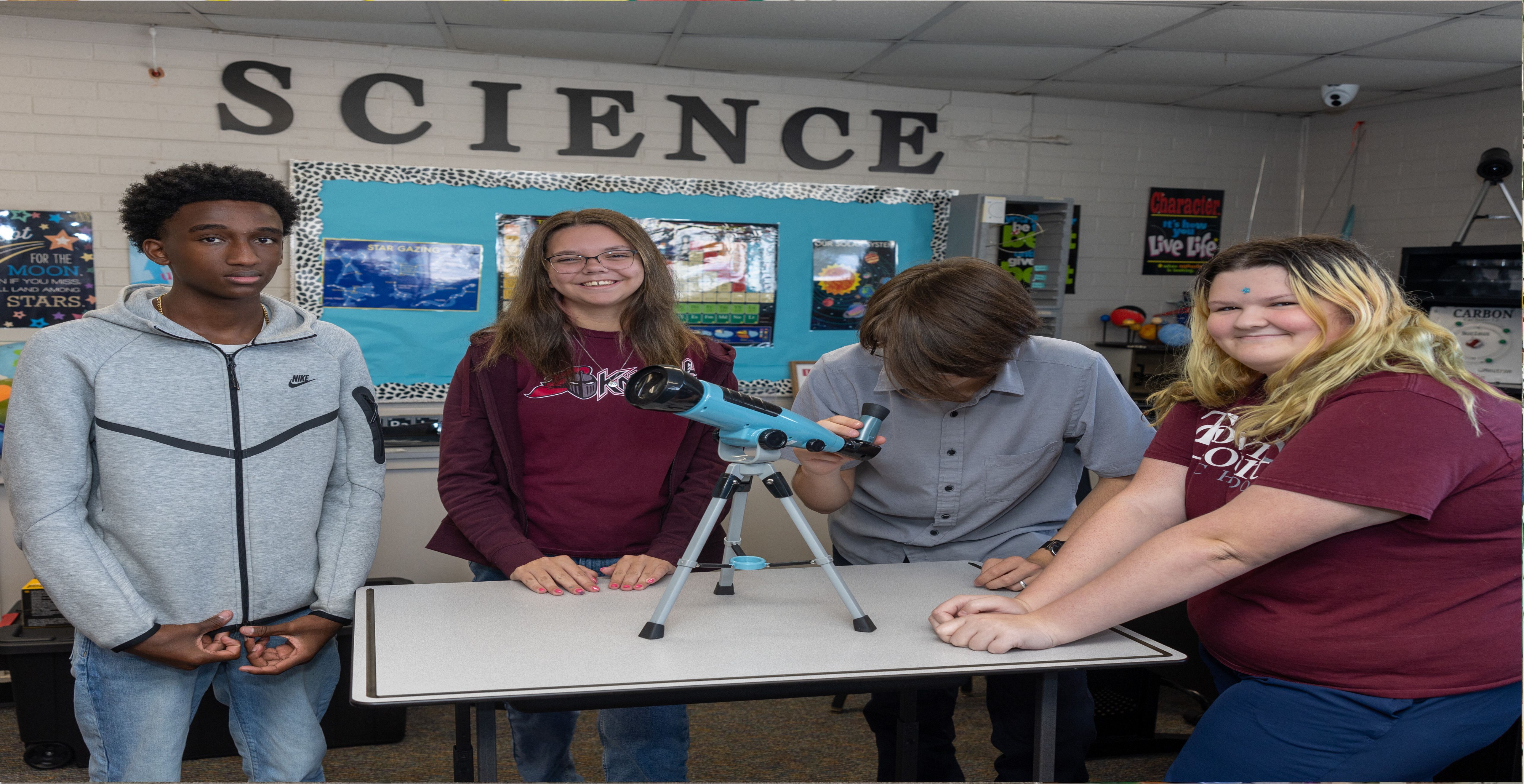 Students posing for a picture