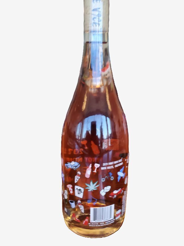 Custom Decorated Wine Bottle