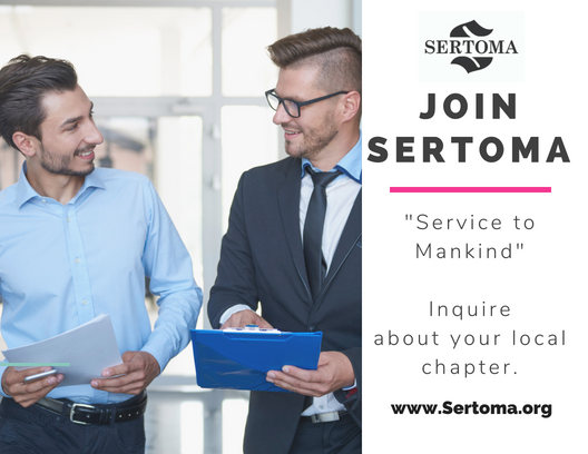 TEAM UP WITH YOUR LOCAL SERTOMA