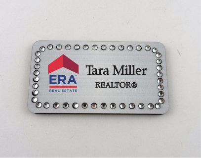 ERA Brushed Silver Rectangle