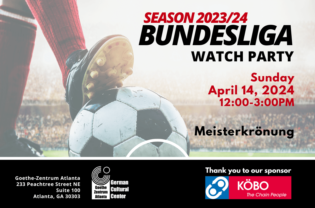 Fussball Bundesliga Watch Party - NOTE we are meeting on SUNDAY