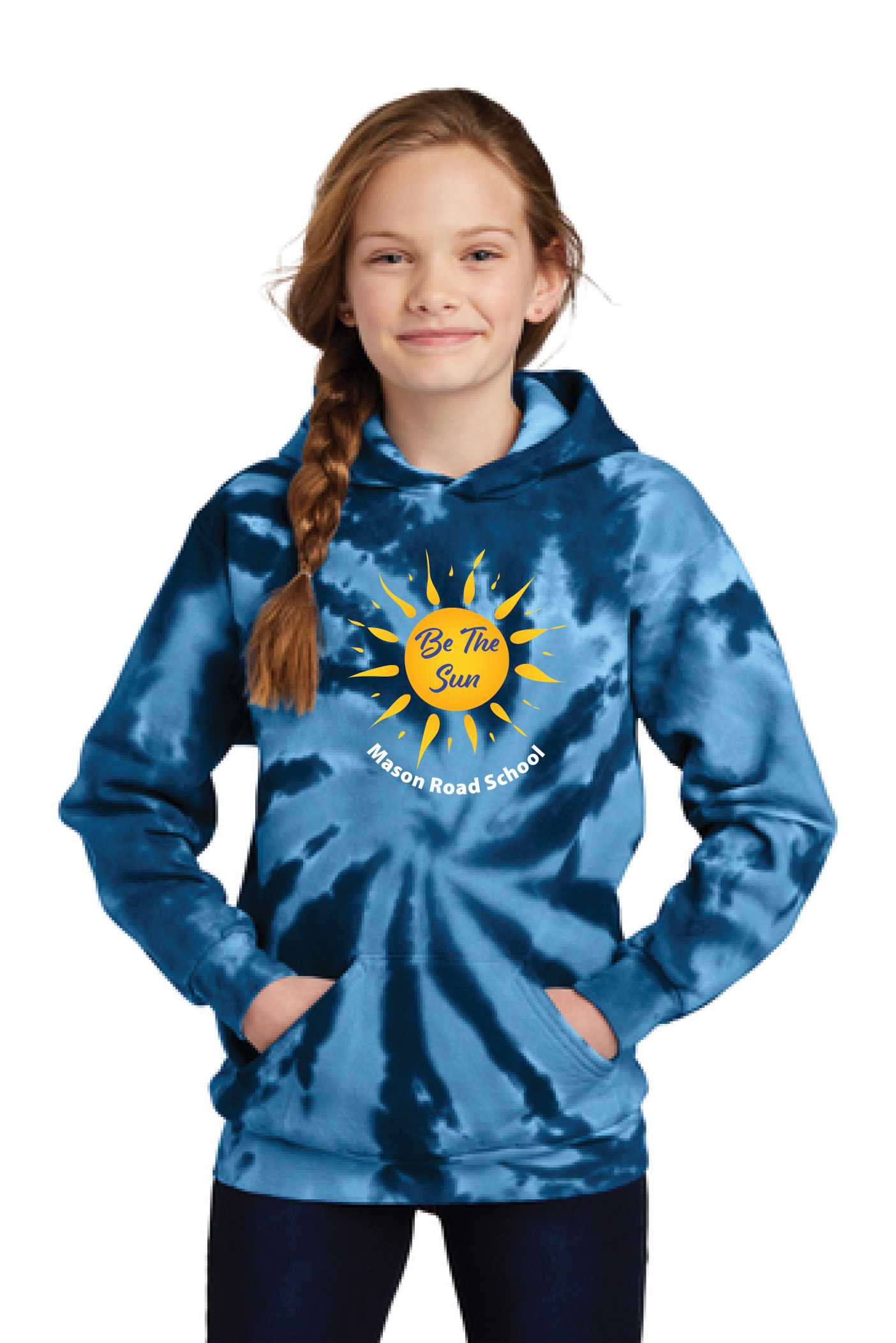 Port & Company® Youth Tie-Dye Pullover Hooded Sweatshirt