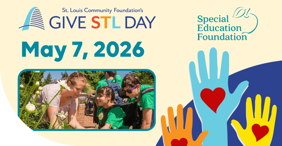 camp and give stl day logo