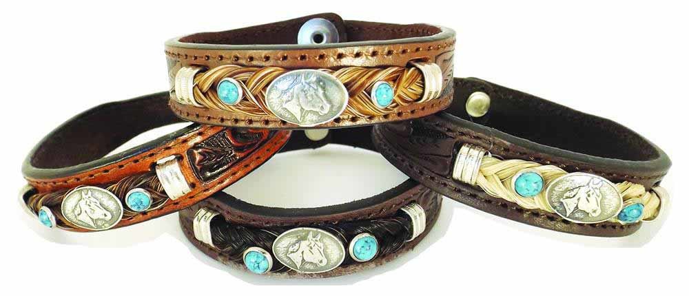 Cowboy Collectibles-Turquoise Quarter Horse Bracelet