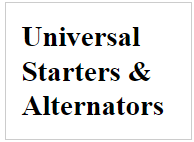 Universal Starters & Alternators