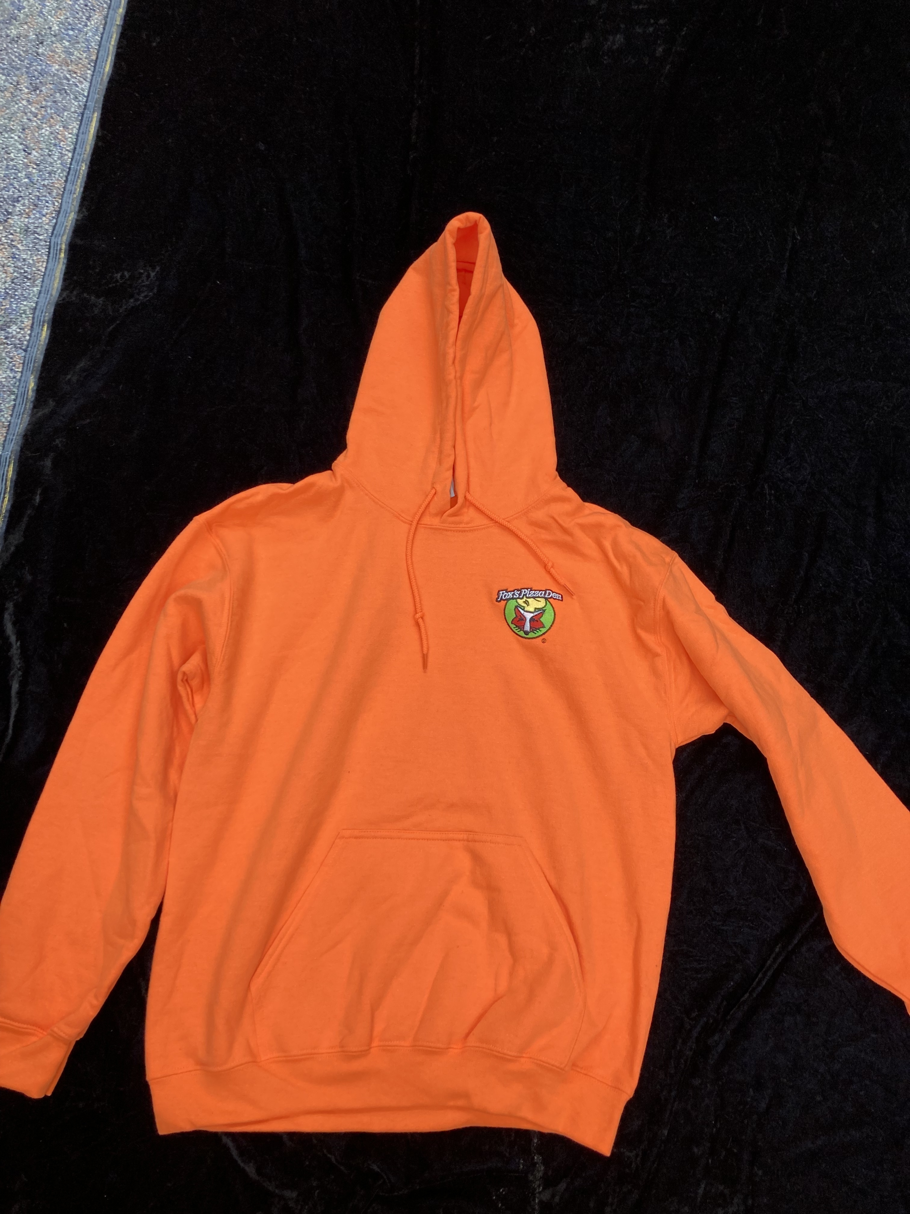 SALE Fox's Logo - Medium Orange Hoodie