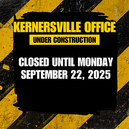 Kernersville Office is Under Construction