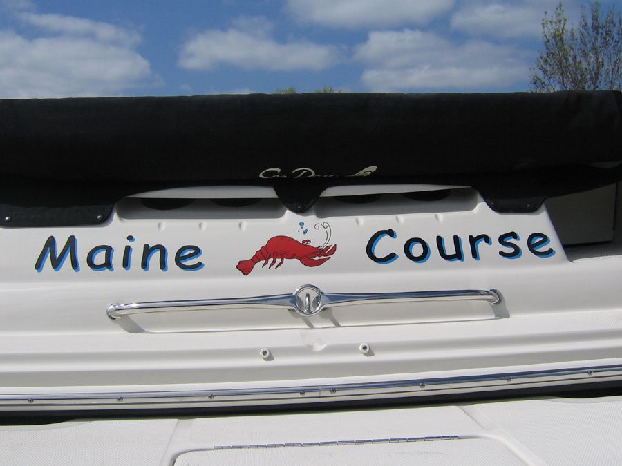 Boat Graphics and Lettering