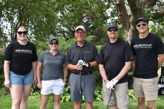 Golfers at the 2023 URBSAF Golf Tournament