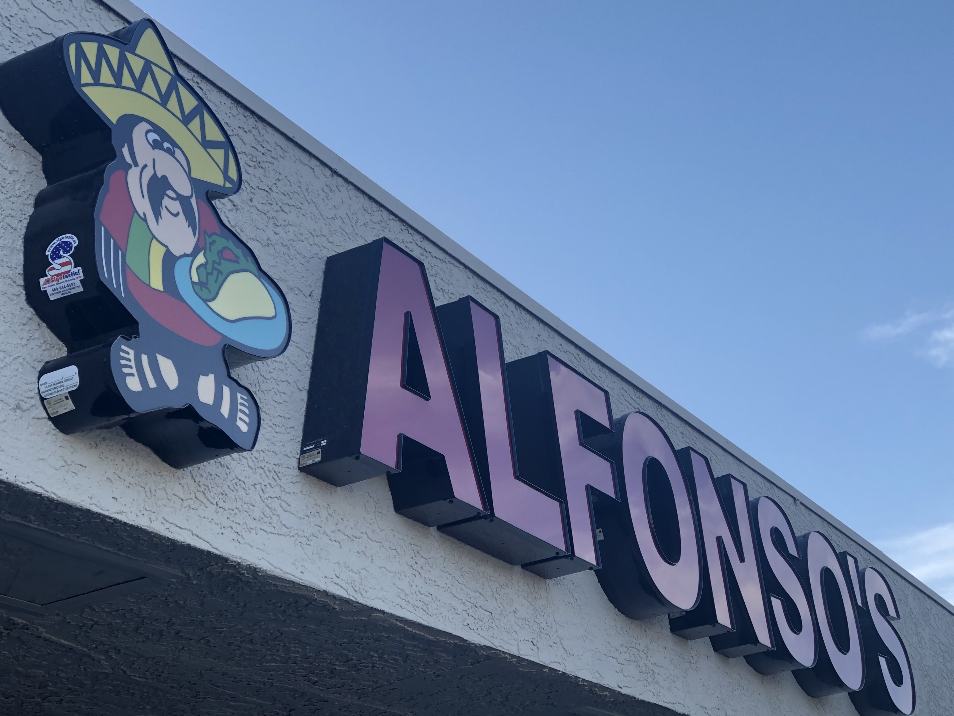 Alfonsos Mexican Food - Channel Lettering & Window Graphics