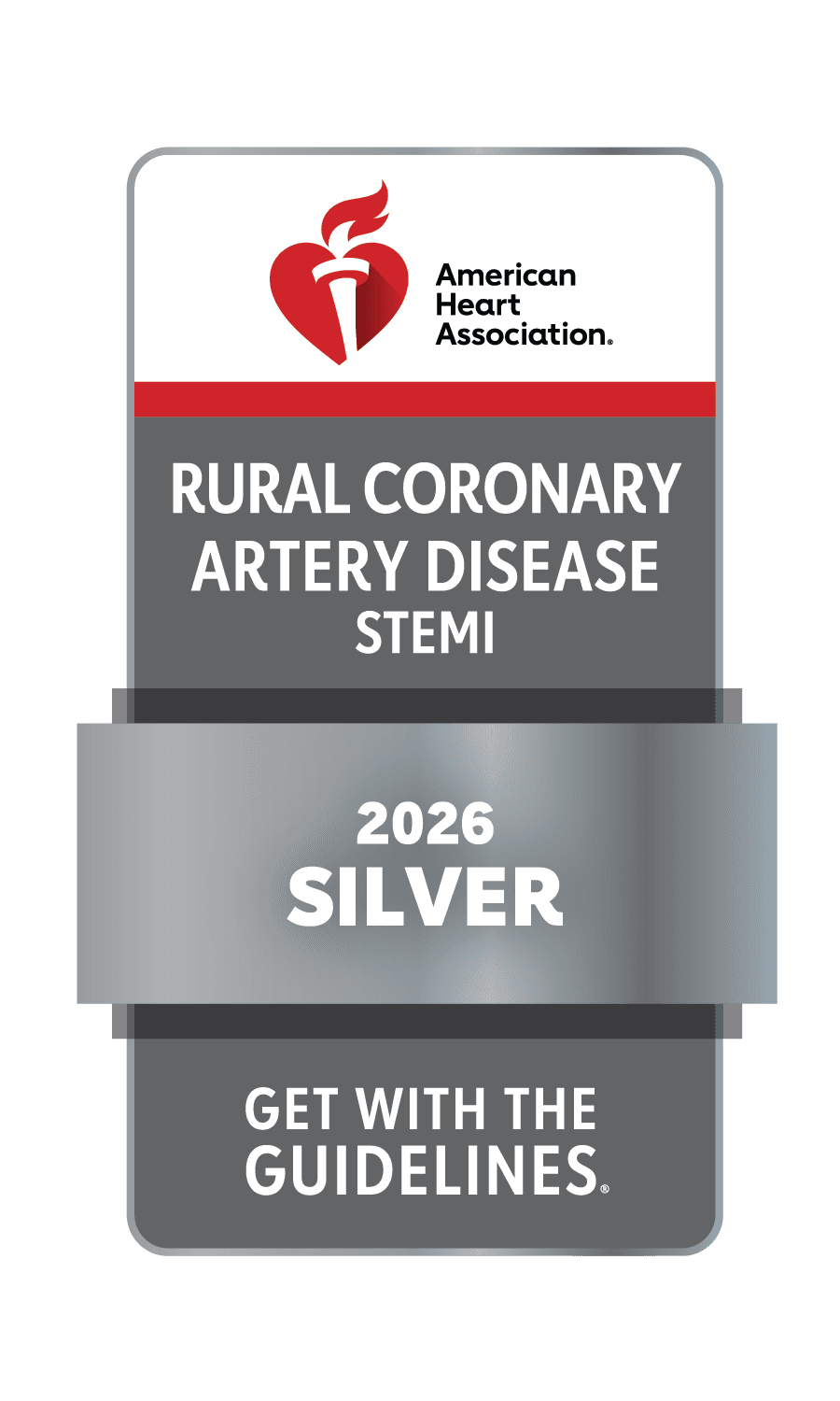 Get With The Guidelines®-Rural Coronary Artery Disease STEMI SILVER