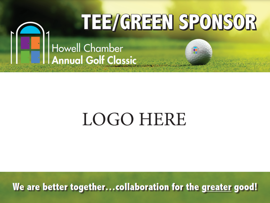 Howell Chamber Golf Sponsor Sign