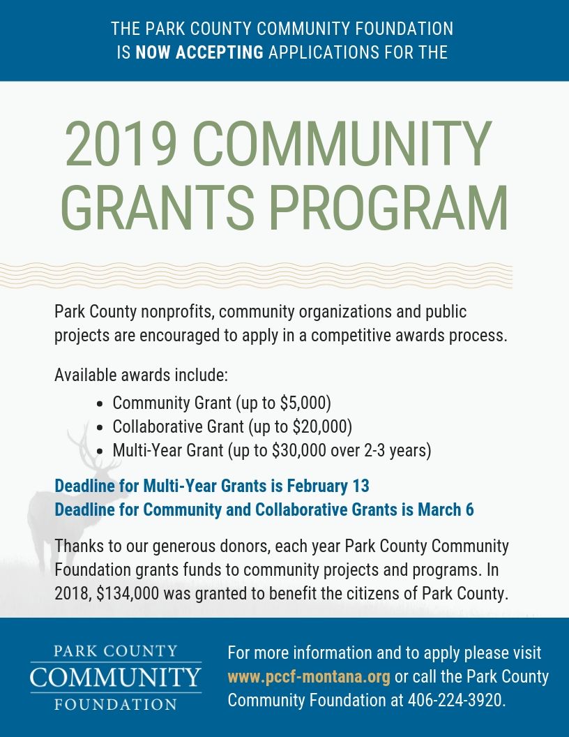 Now Accepting Applications for 2019 Community Grants Program