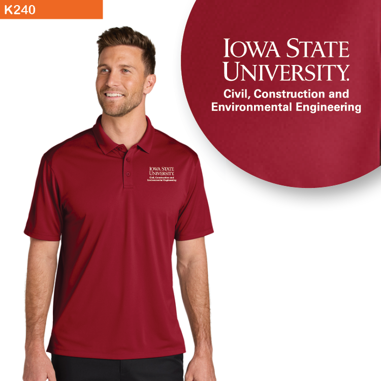 RED - Port Authority® Wearever Performance Pique Polo