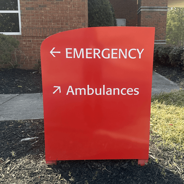 Augusta University Parking Garage Dimensional Lettering
